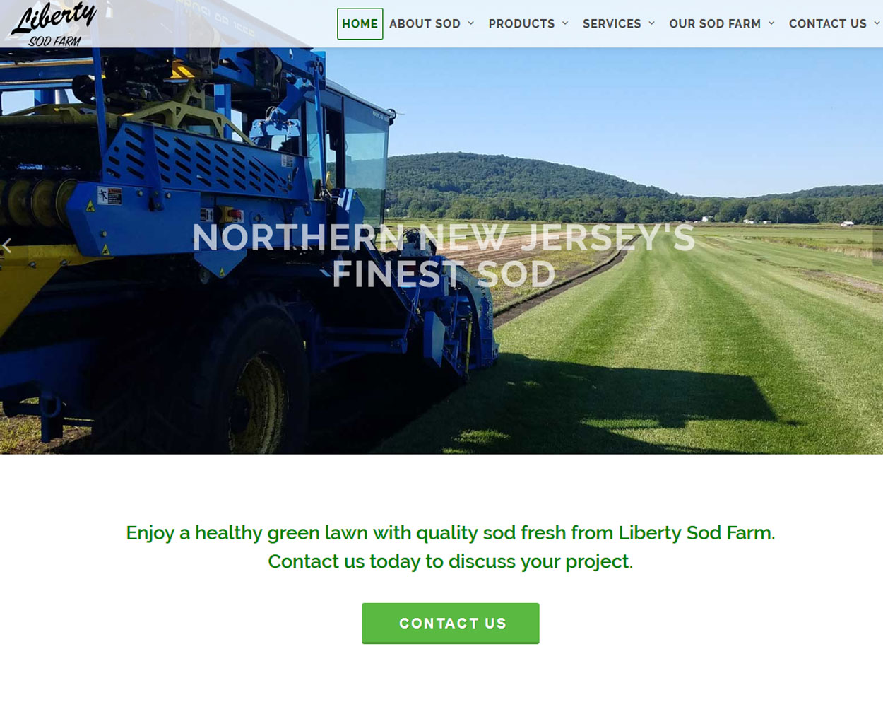 Sod Farm website